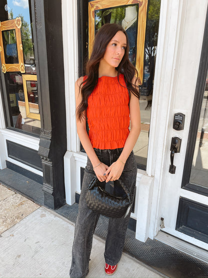 Naomi Smocked Top