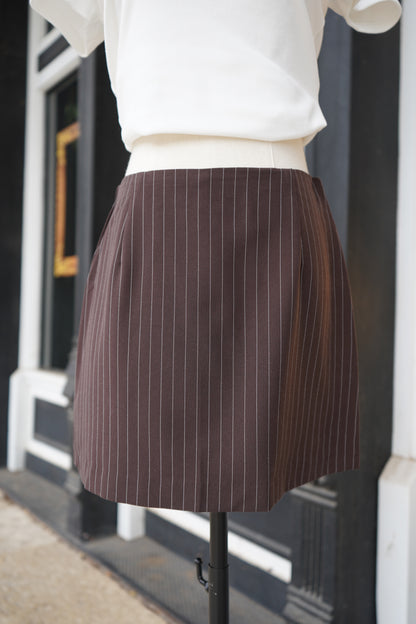 Devan Pinstripe Skort