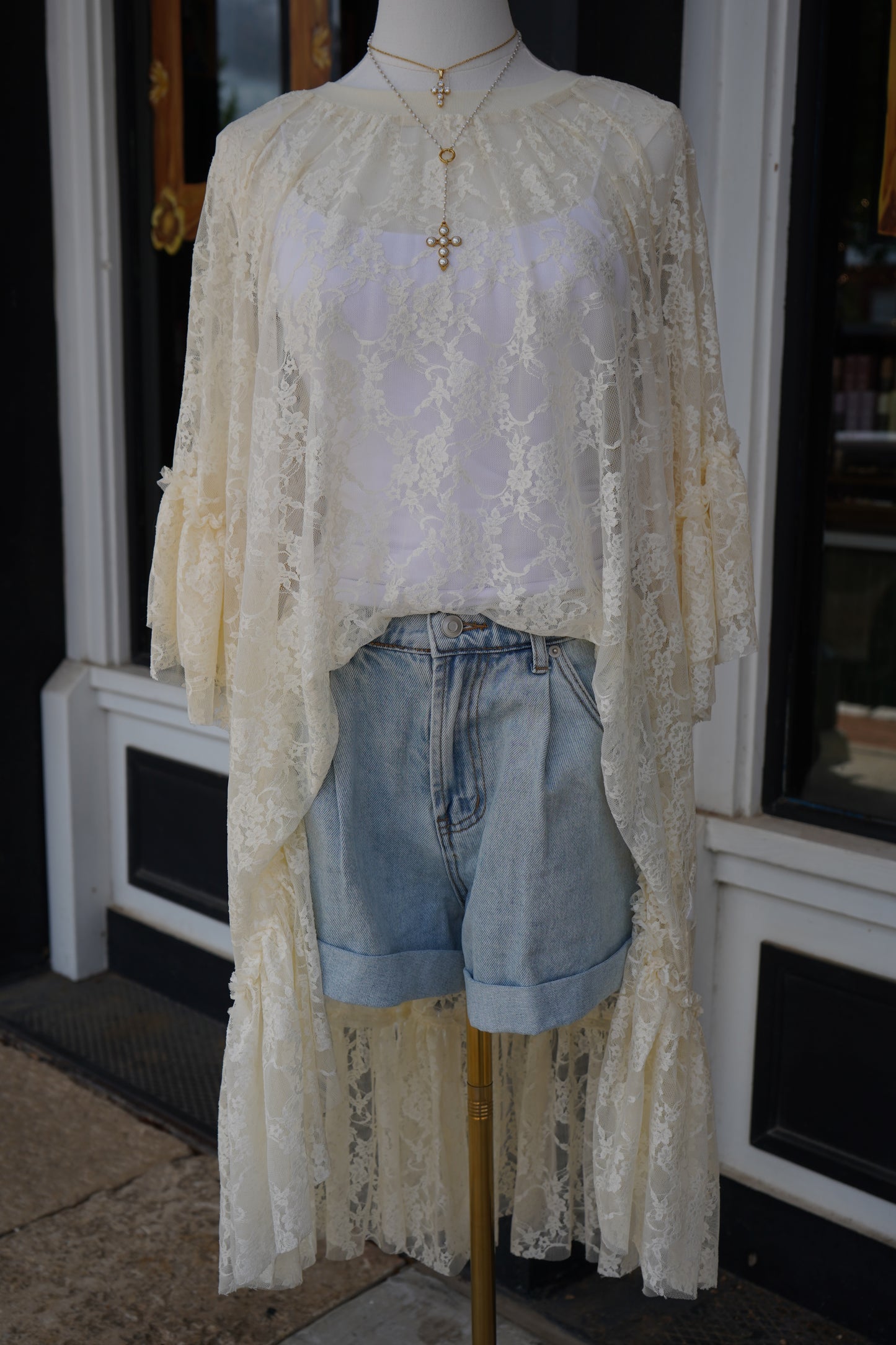 Gabbi Lace Tunic Top