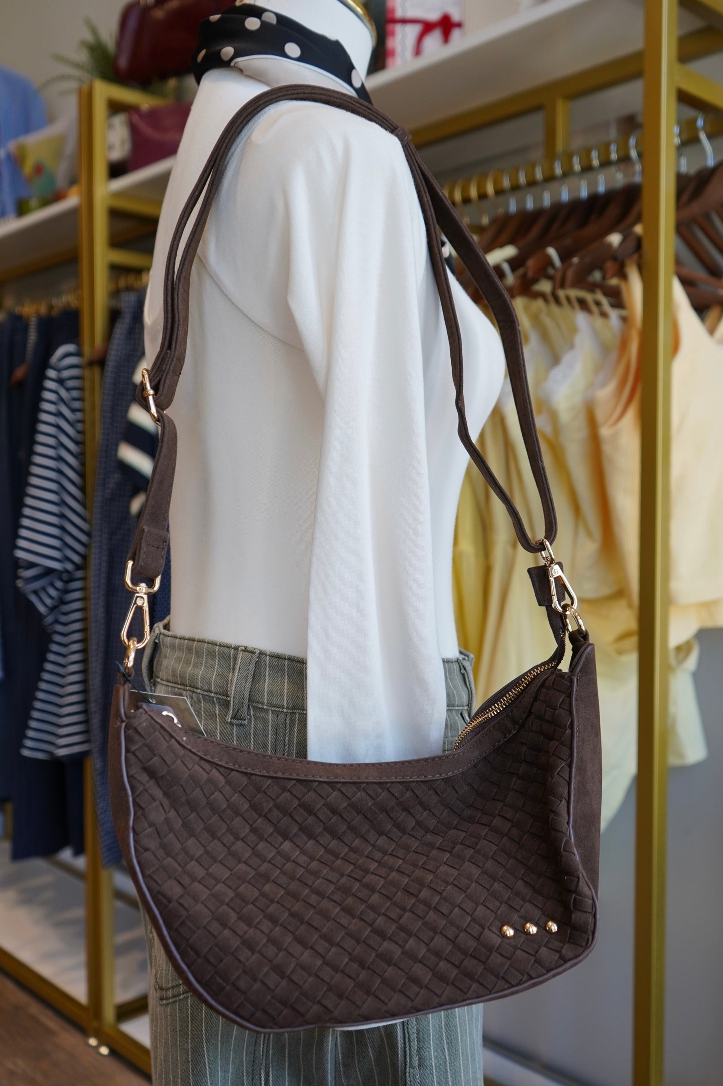 Paige Suede Crossbody
