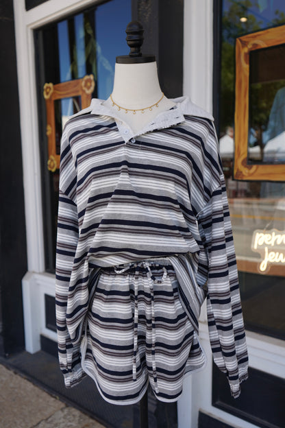 Allie Rugby Stripe Set