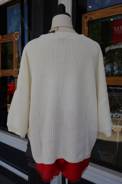 American Flag Sweater