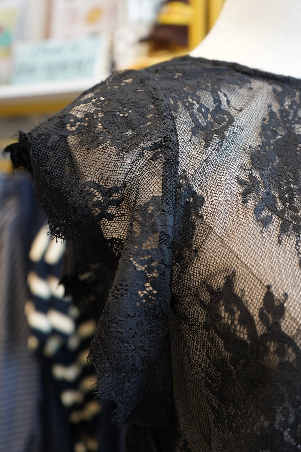 Adeline Lace Scalloped Top
