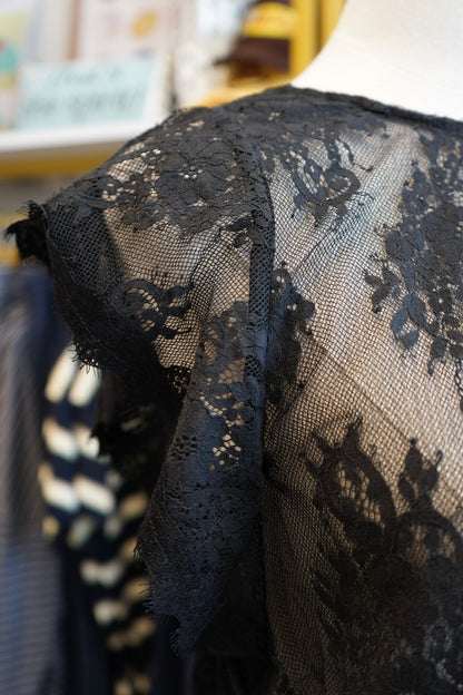 Adeline Lace Scalloped Top