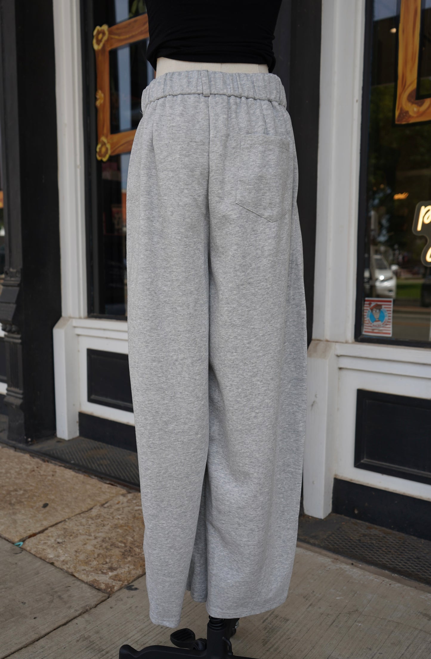 Jenna Sweatpant Barrel Trousers