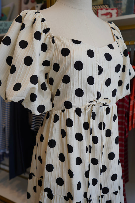 Liana Polka Dot Maxi Dress