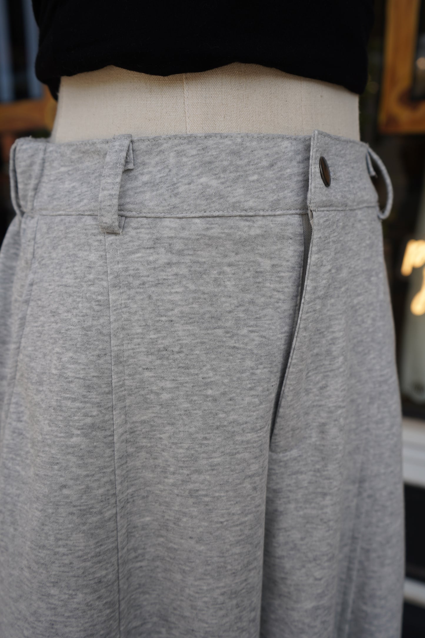 Jenna Sweatpant Barrel Trousers