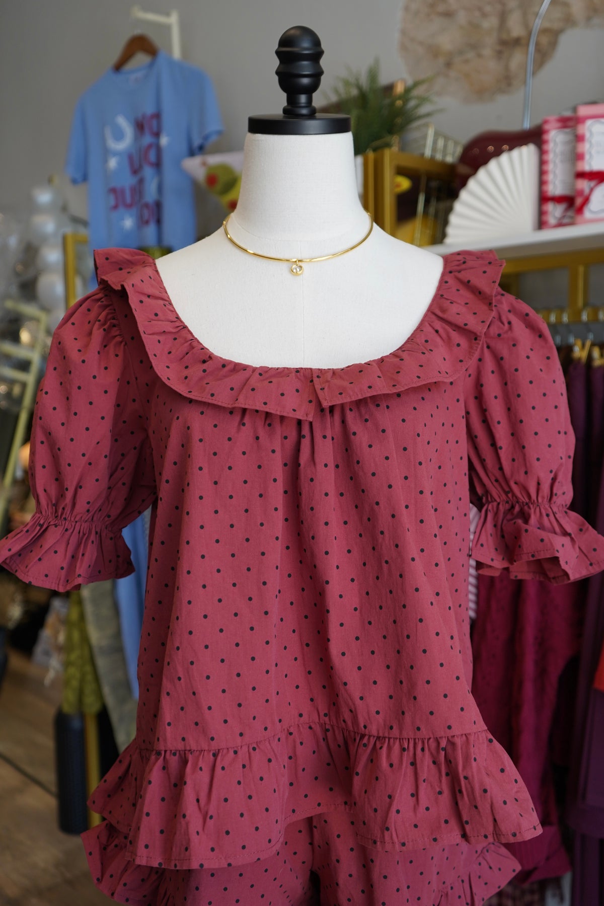 Rohan Polka Dot Blouse