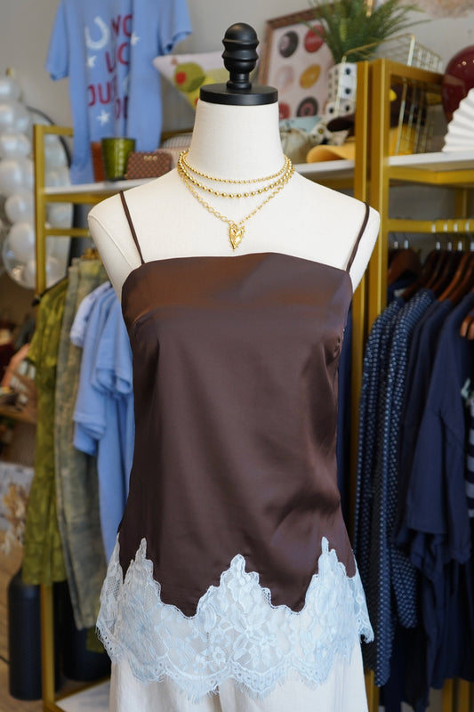 Hayden Satin Lace Cami