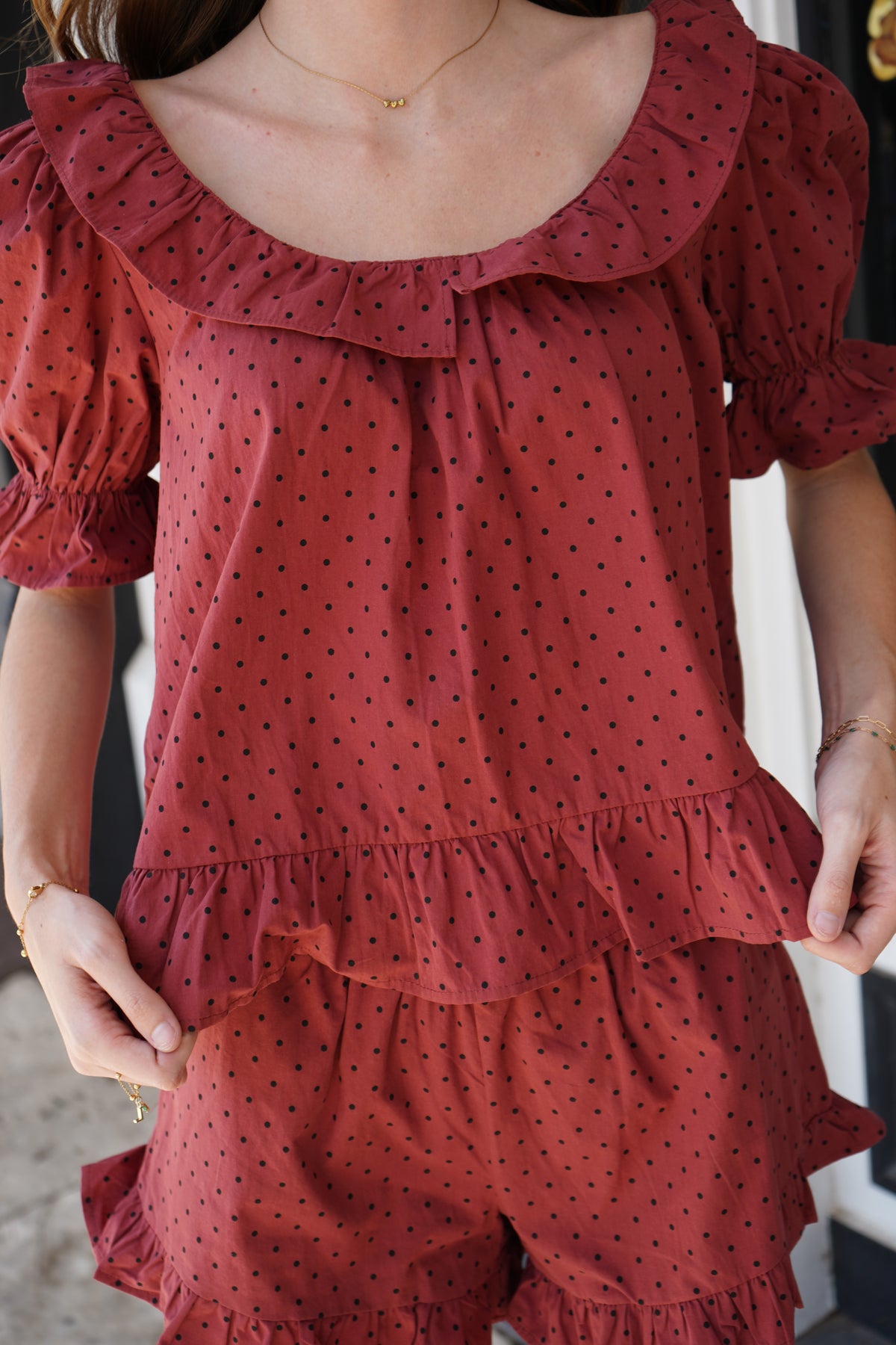 Rohan Polka Dot Blouse