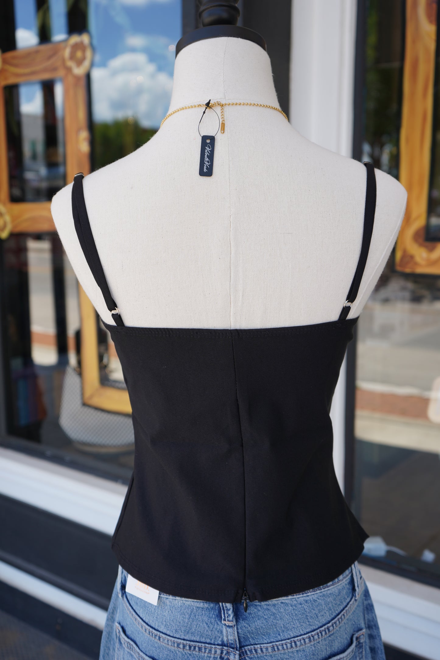 Karlie Lace Square Neck Tank