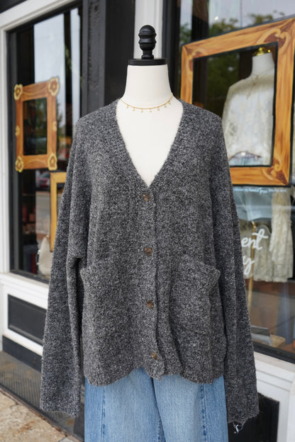 Trina Front Pocket Oversized Cardi