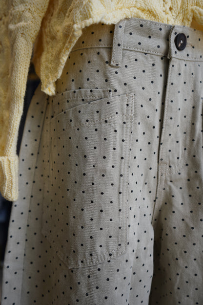 Lucy Polka Dot Barrel Pants