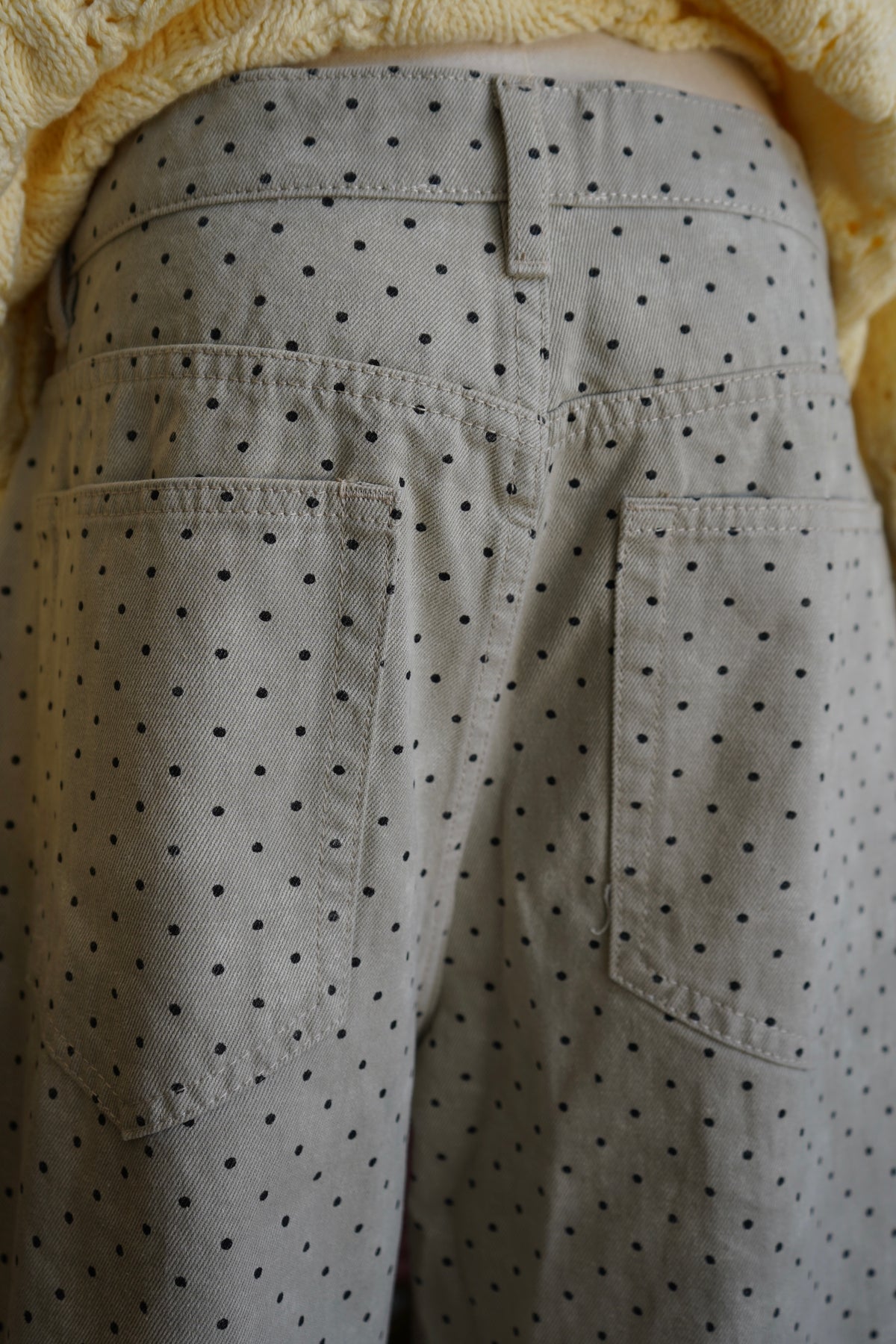 Lucy Polka Dot Barrel Pants