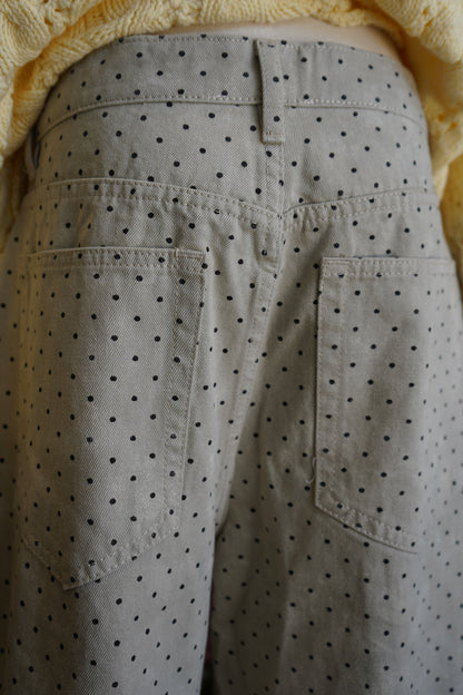 Lucy Polka Dot Barrel Pants