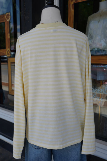 Greta Oversized Stripe Long Sleeve Top