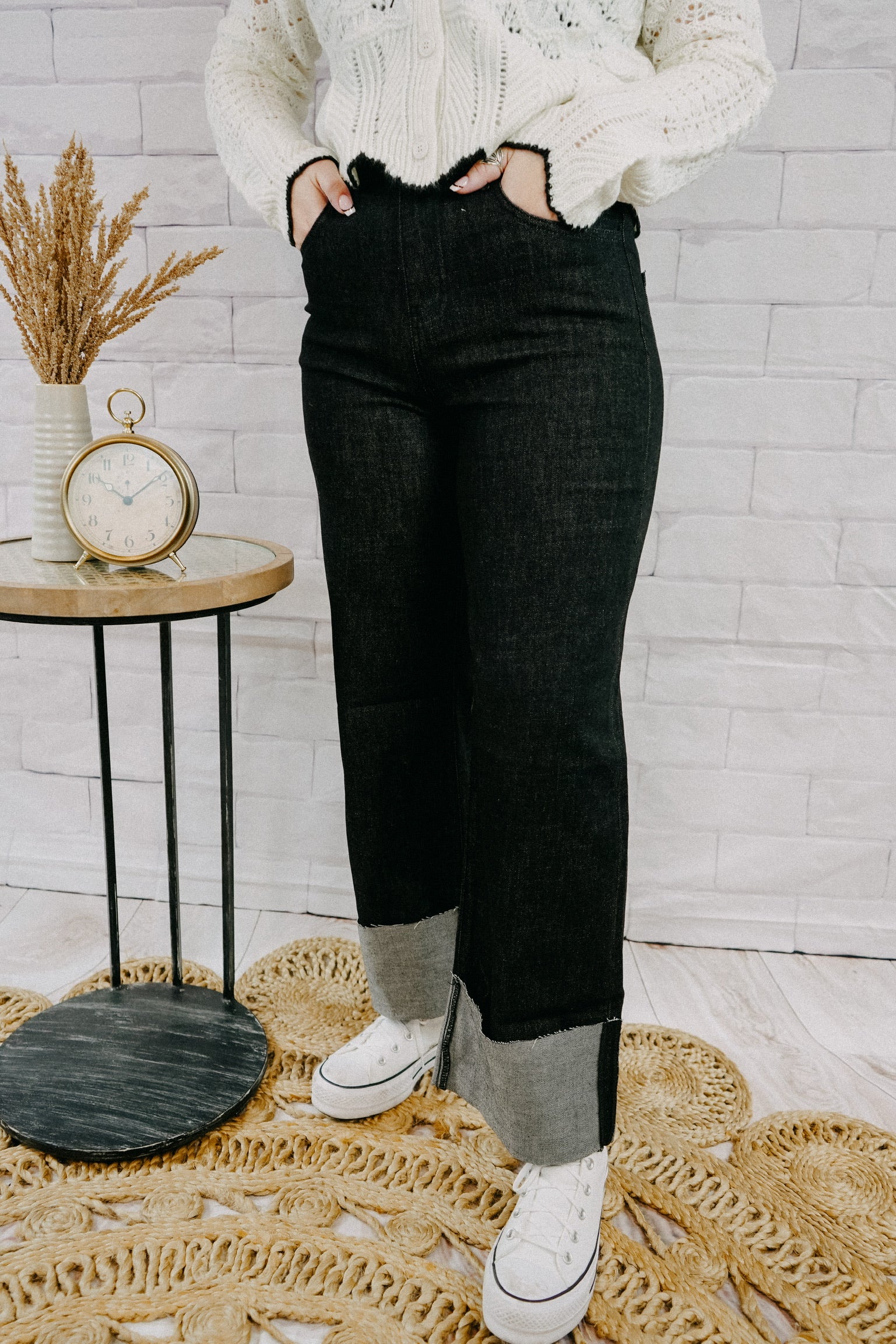 Hayley Cuff Jeans