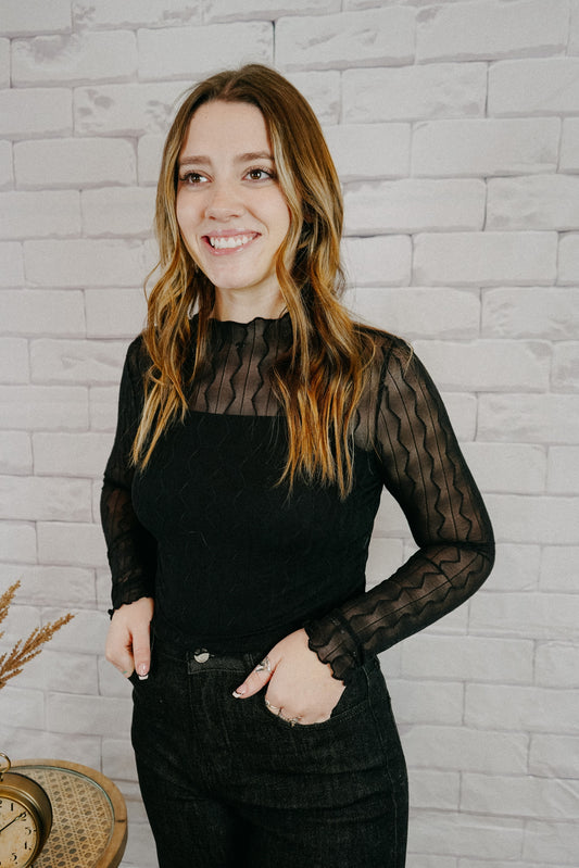 Ivy Mesh Top