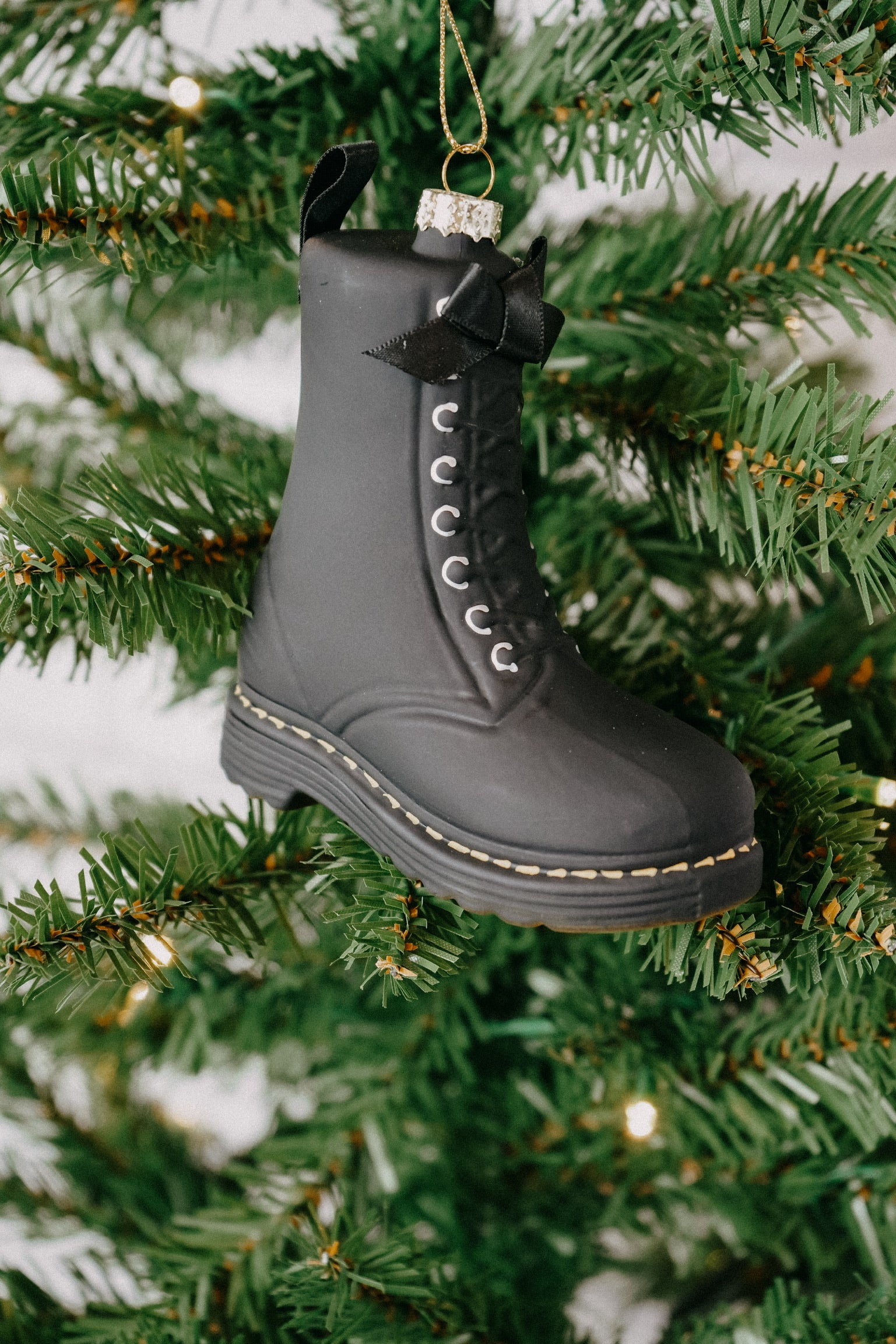 Grunge Boot Ornament