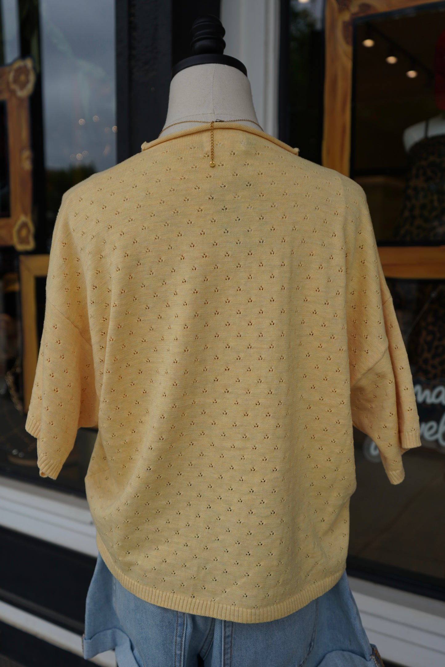 Annalise Pointelle Cardigan