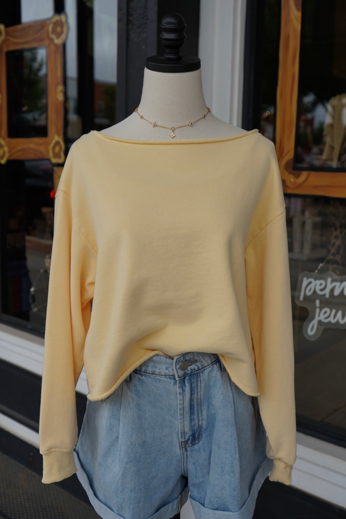 Elsie Off Shoulder Sweatshirt