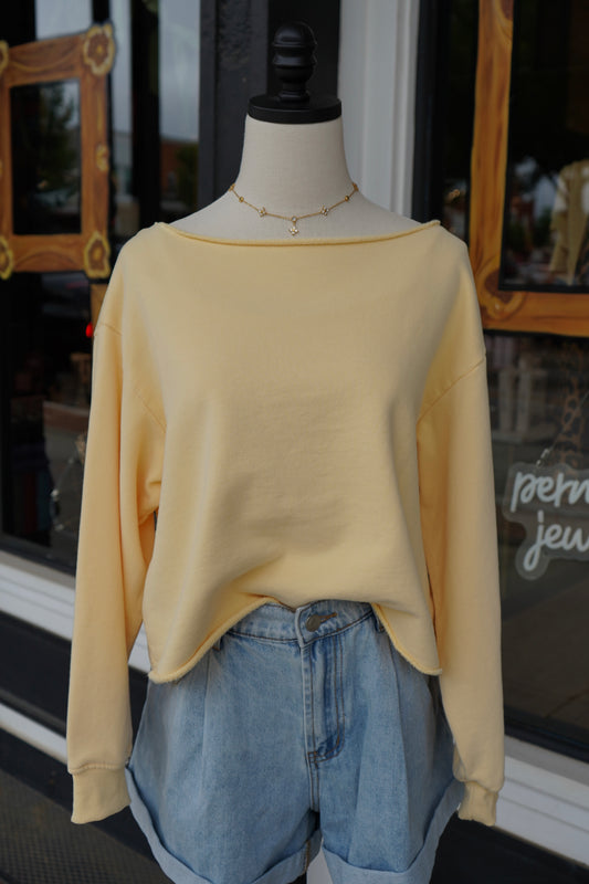 Elsie Off Shoulder Sweatshirt