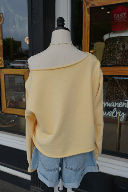 Elsie Off Shoulder Sweatshirt