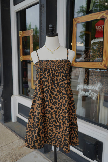 Lori Leopard Mini Dress