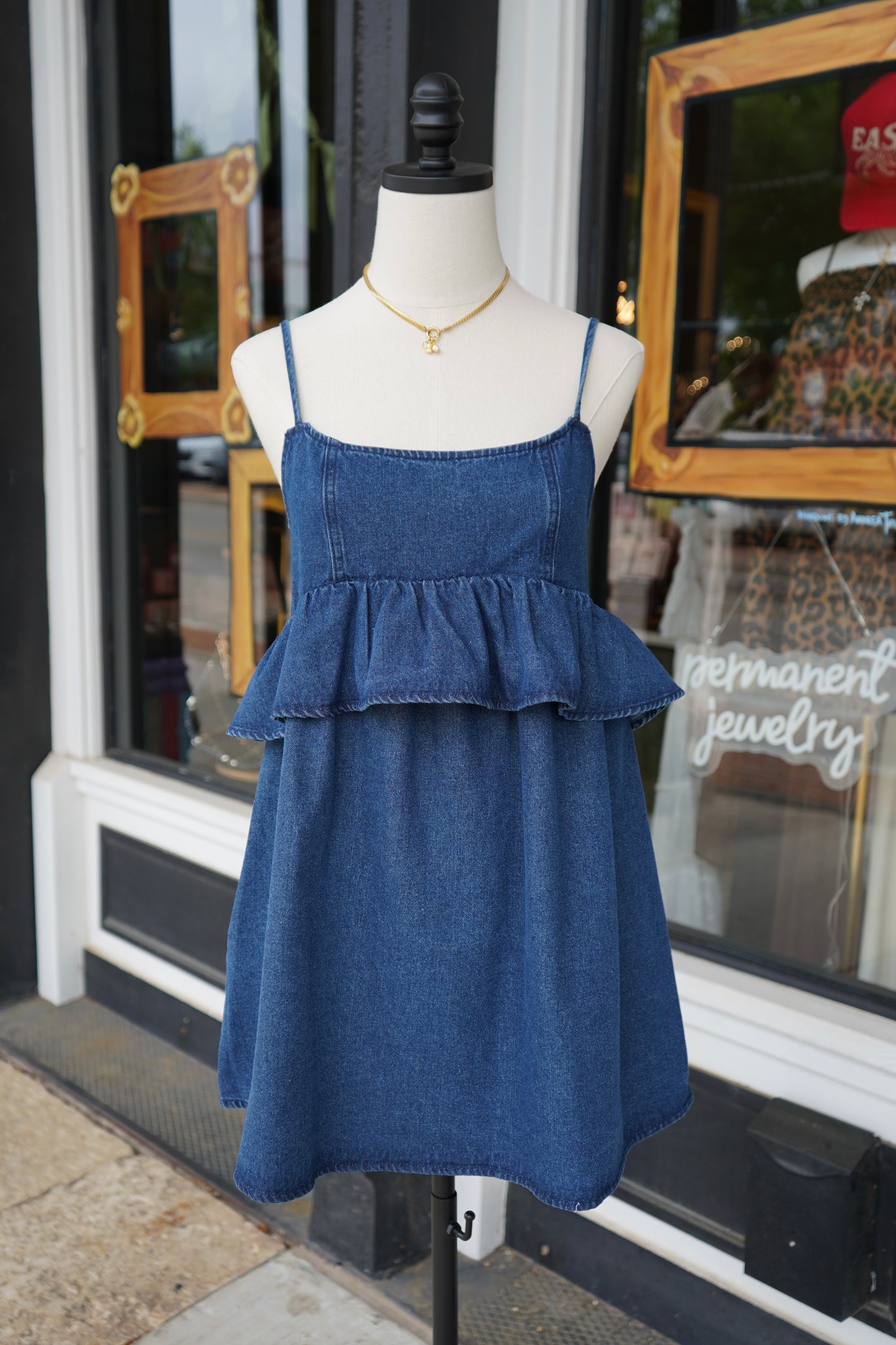 Ronnie Denim Mini Dress