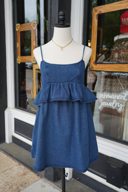 Ronnie Denim Mini Dress