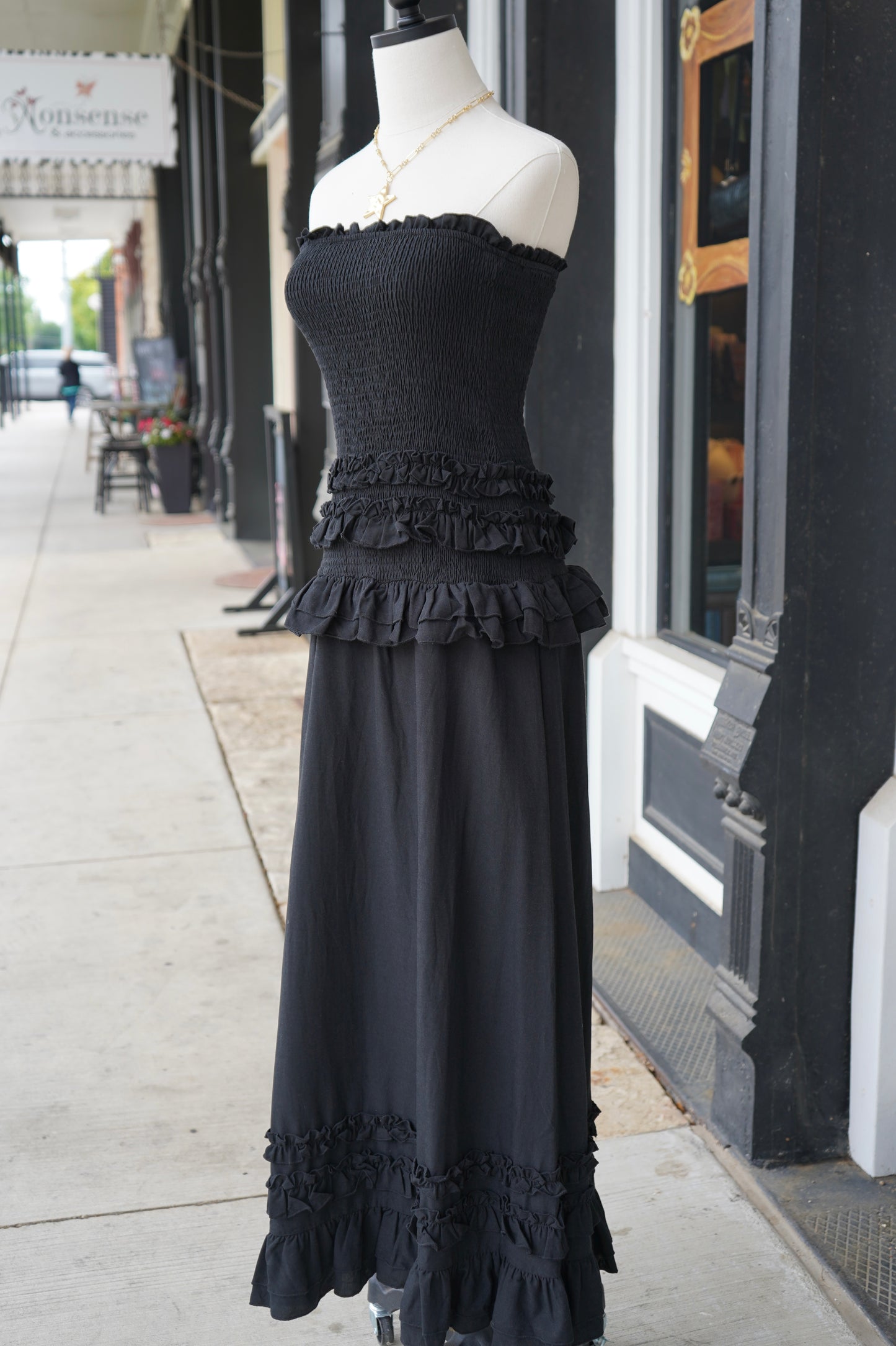 Ida Drop Waist Maxi Dress