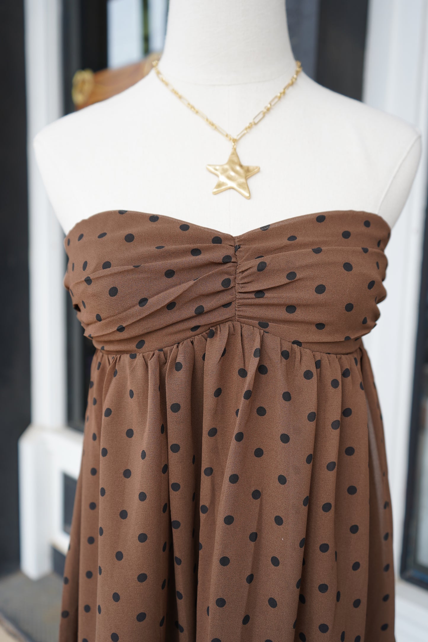 Jovie Polka Dot Mini Dress