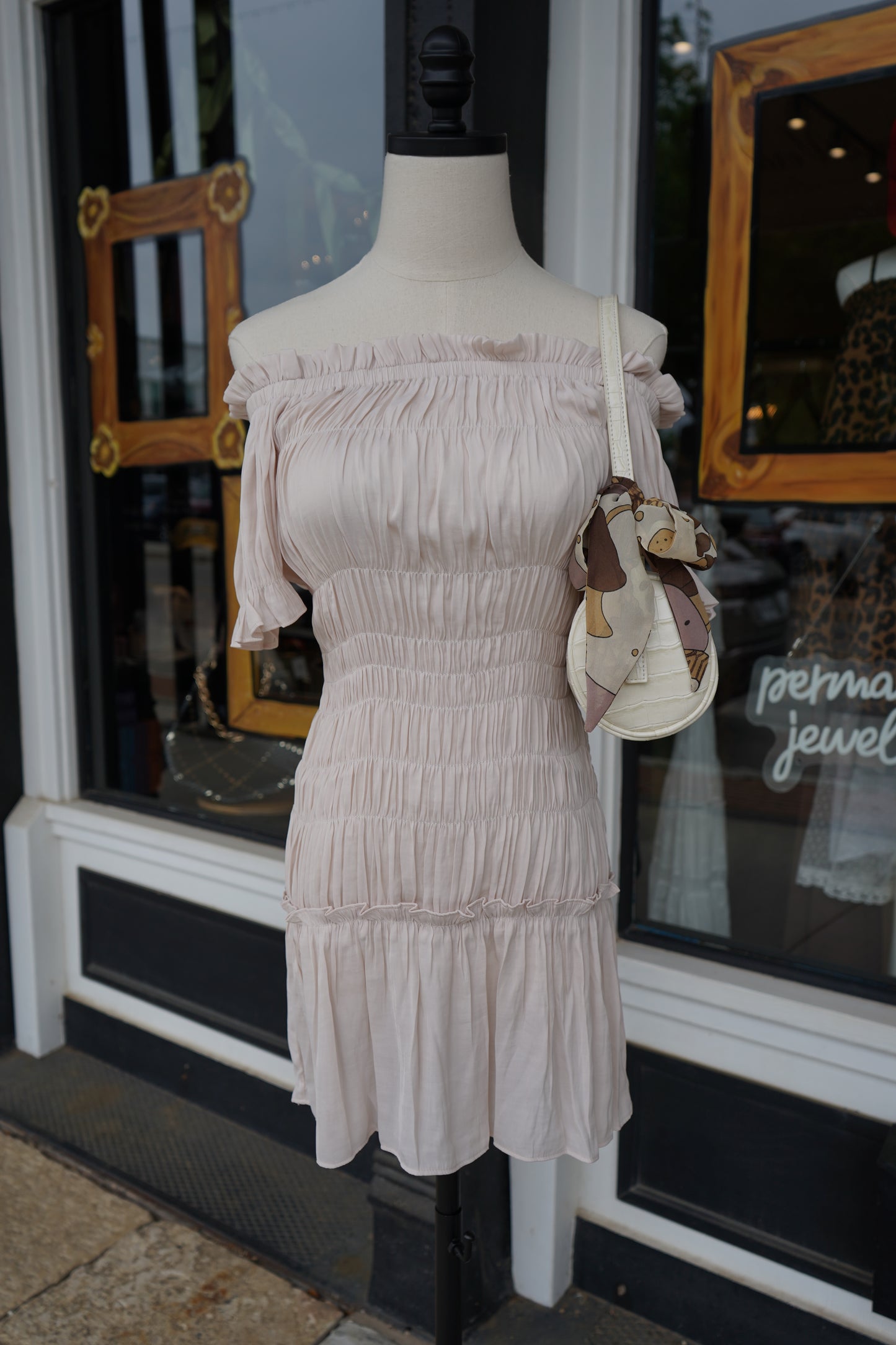 Ida Smocked Mini Dress
