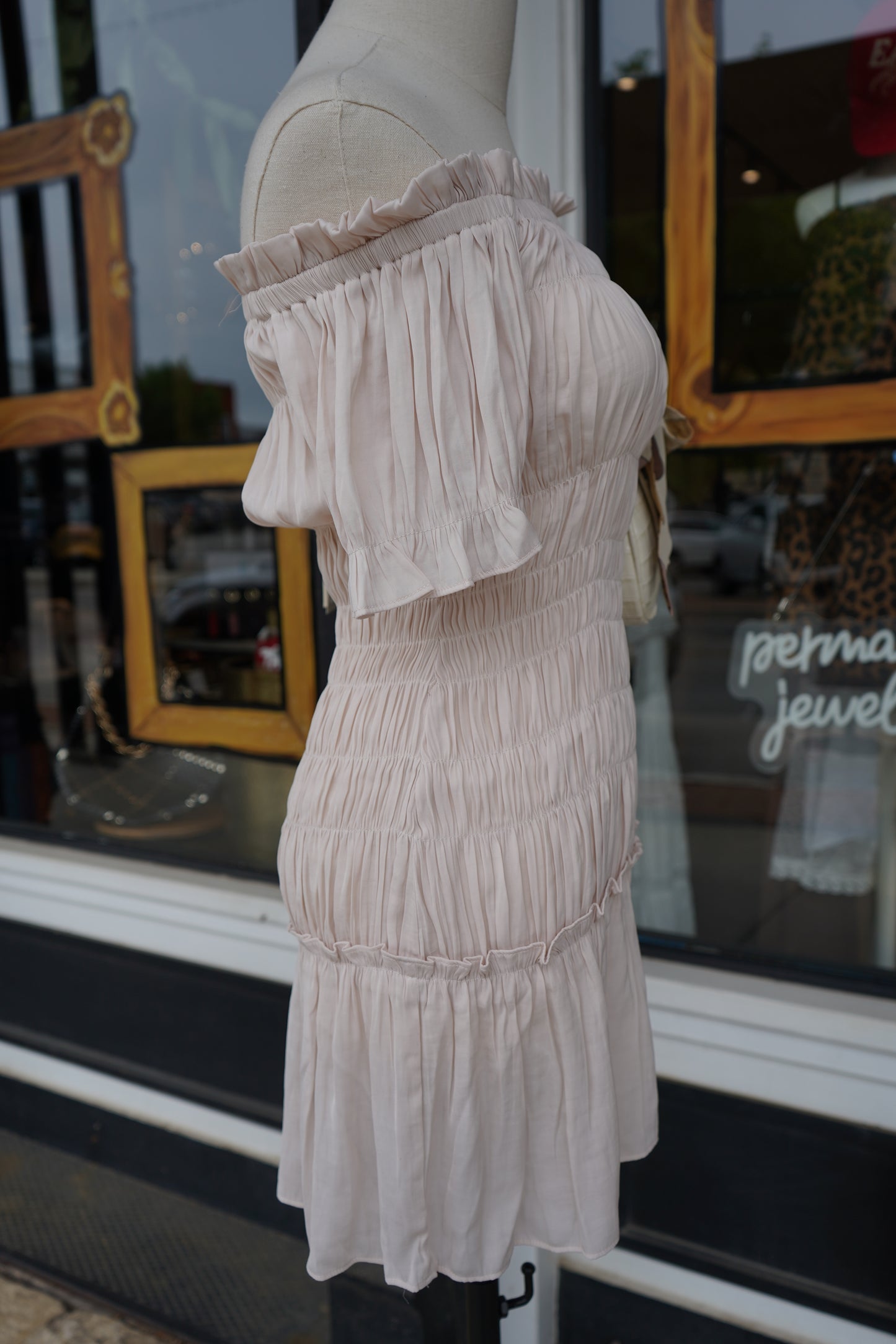 Ida Smocked Mini Dress