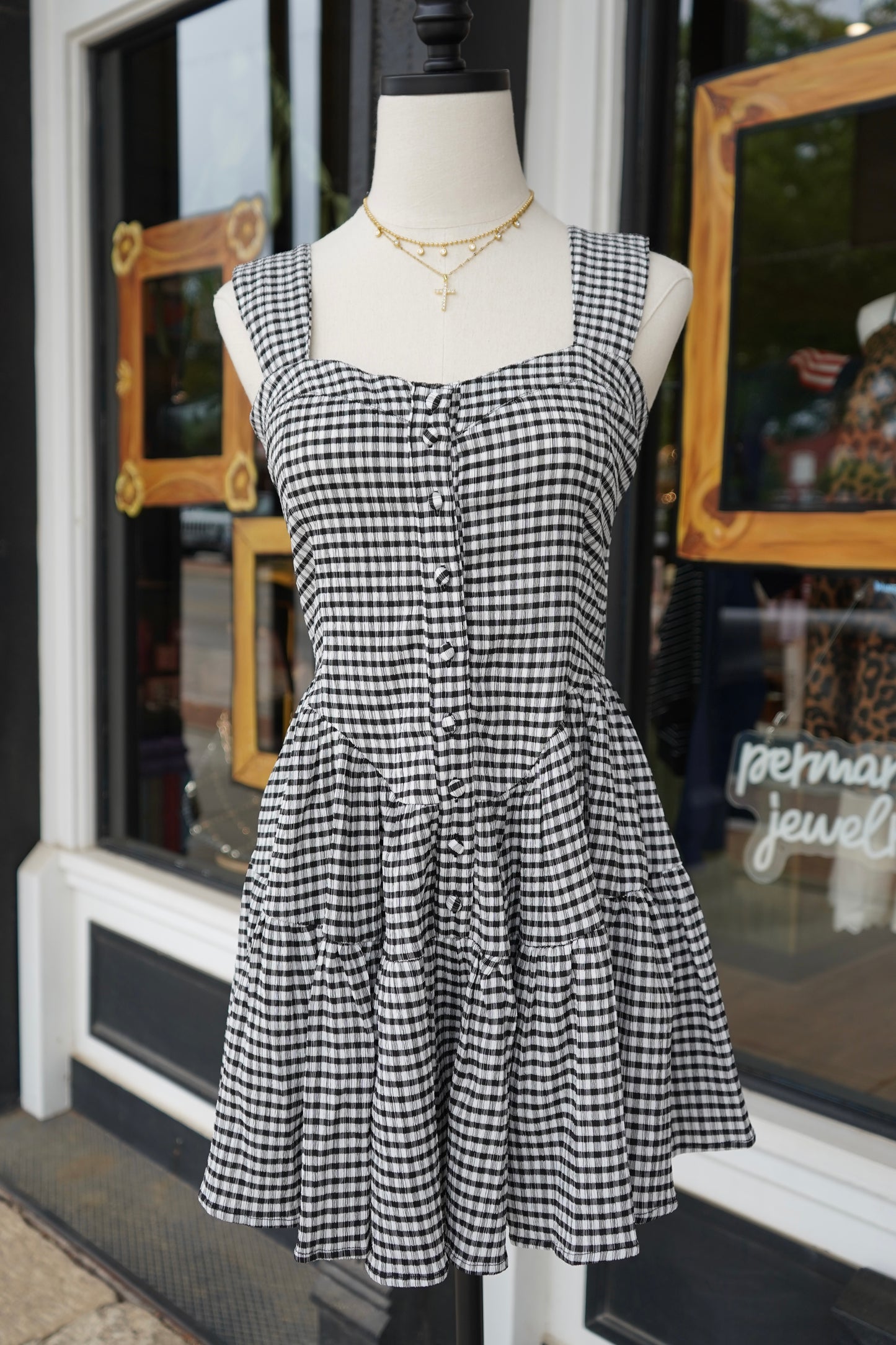 Holly Gingham Romper