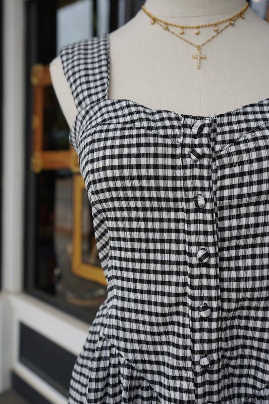 Holly Gingham Romper