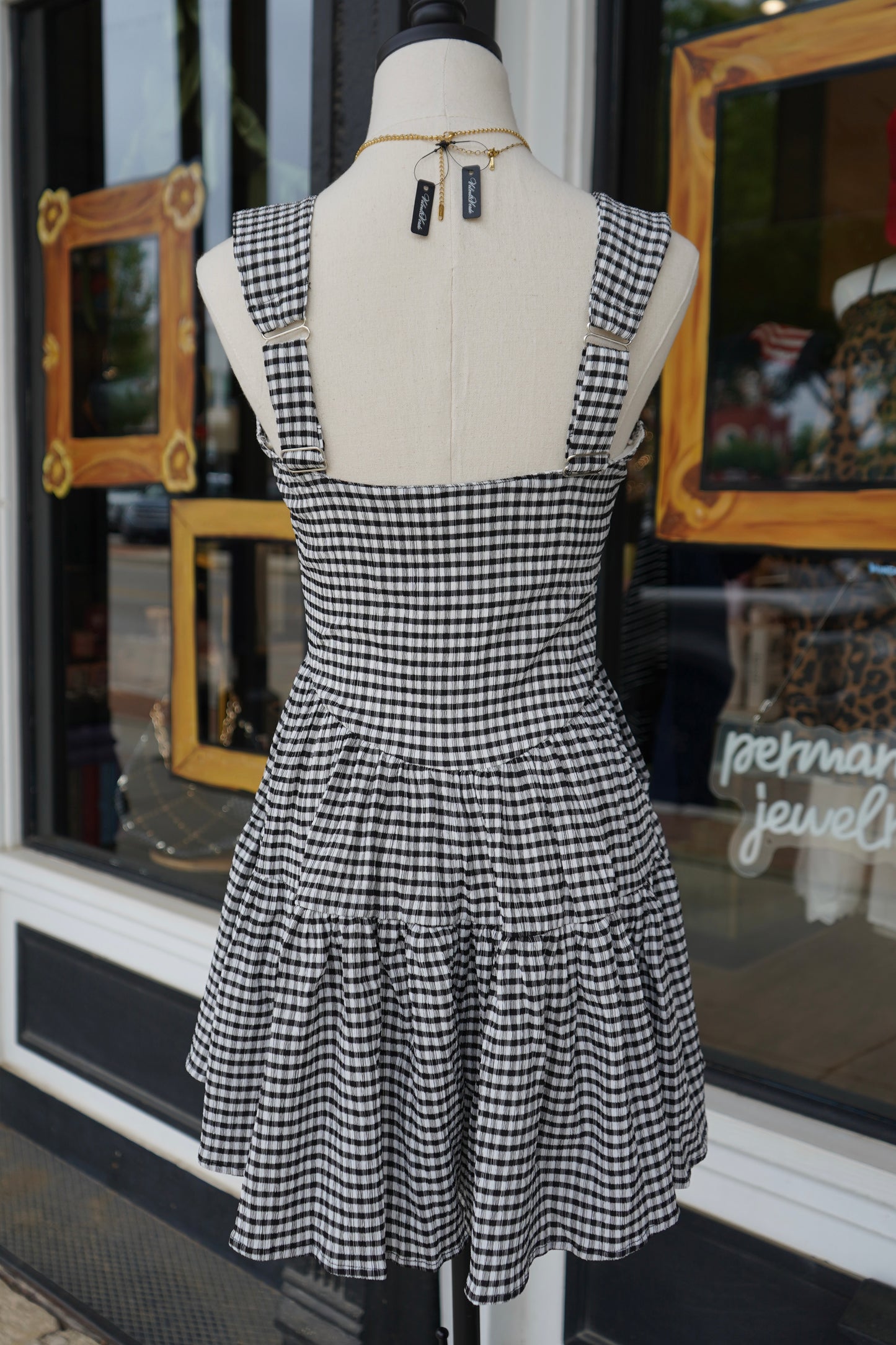 Holly Gingham Romper