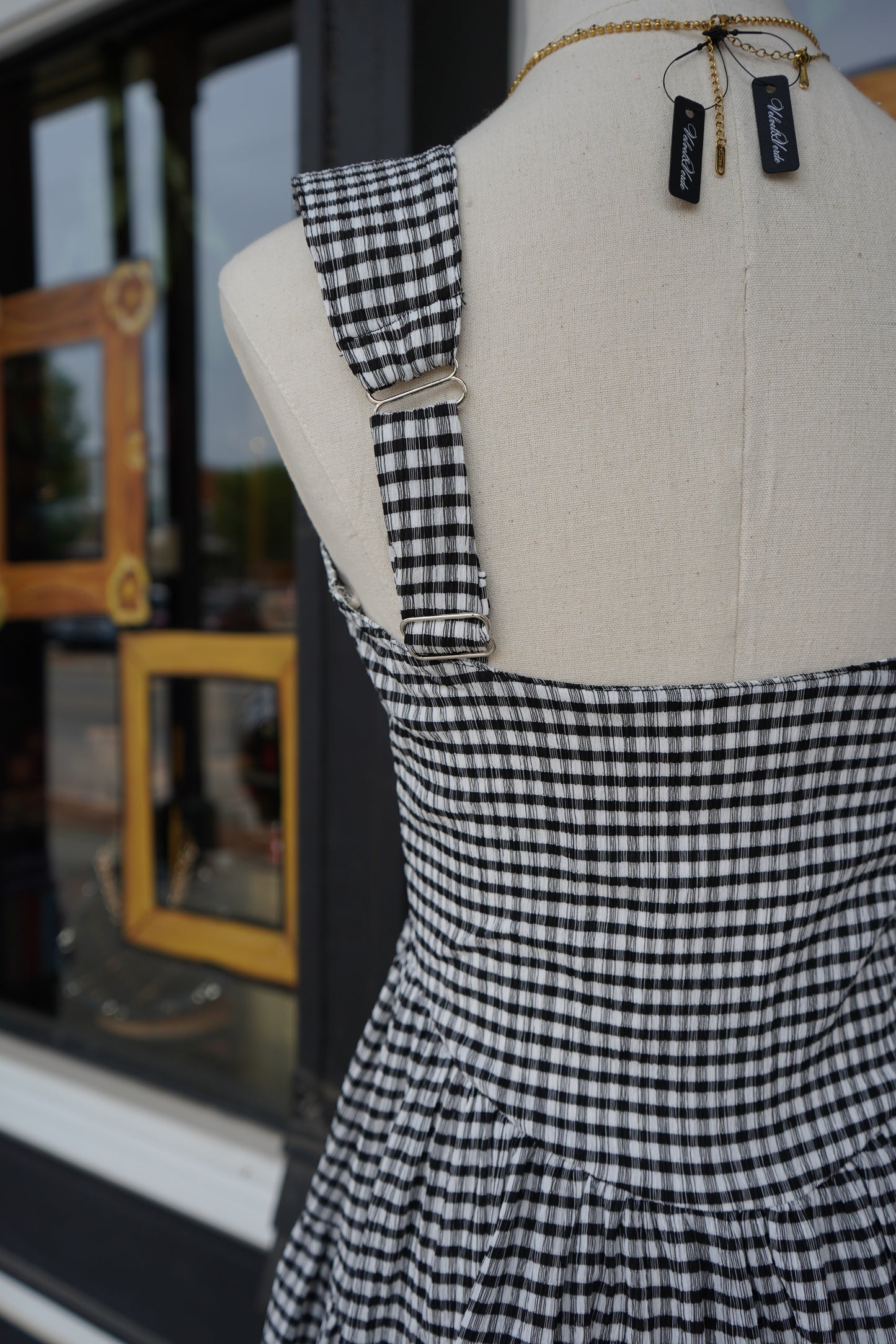 Holly Gingham Romper