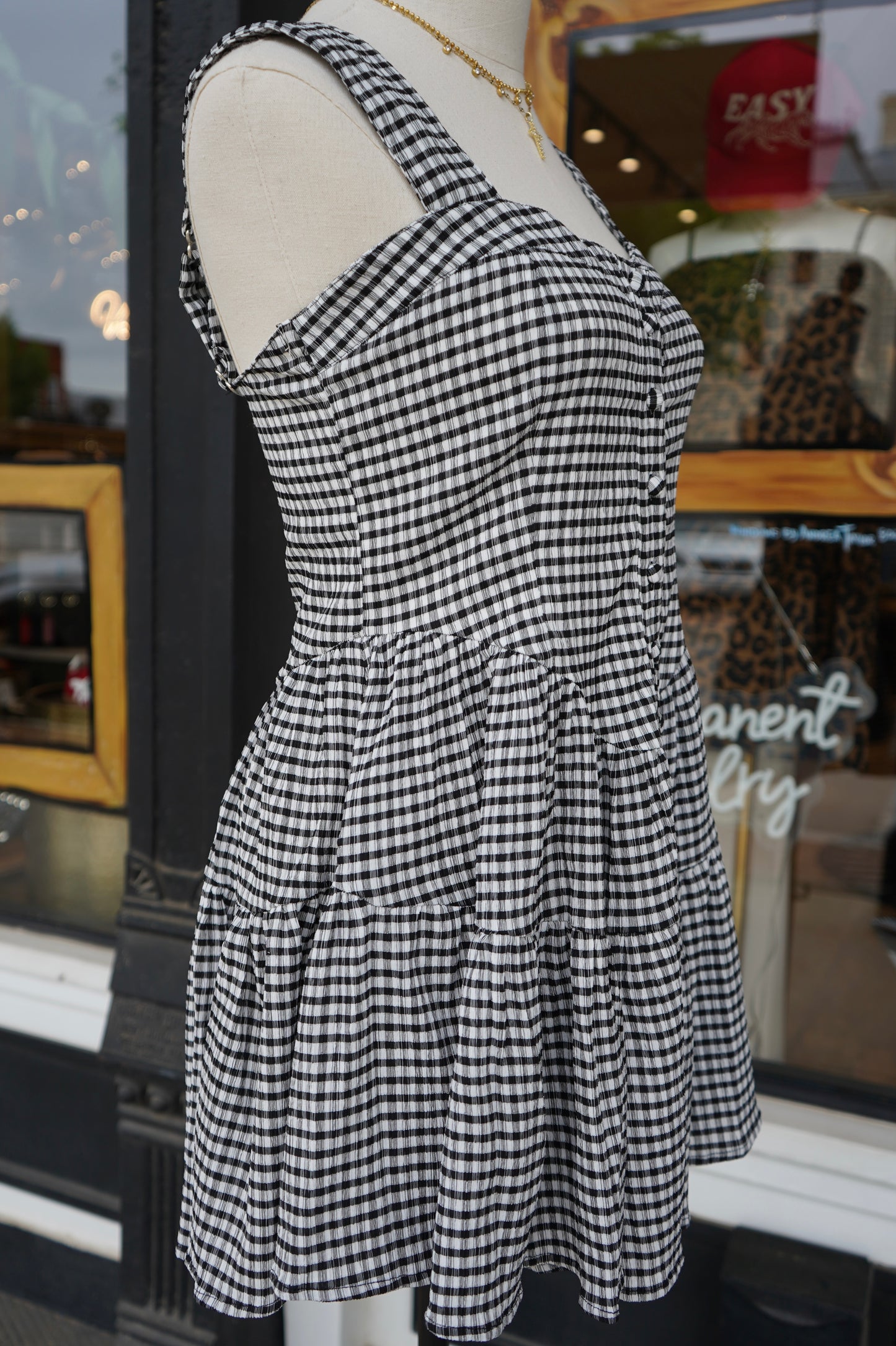 Holly Gingham Romper
