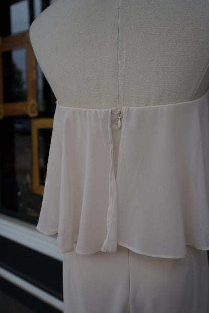 Carie Ruffle Tube Top Jumpsuit