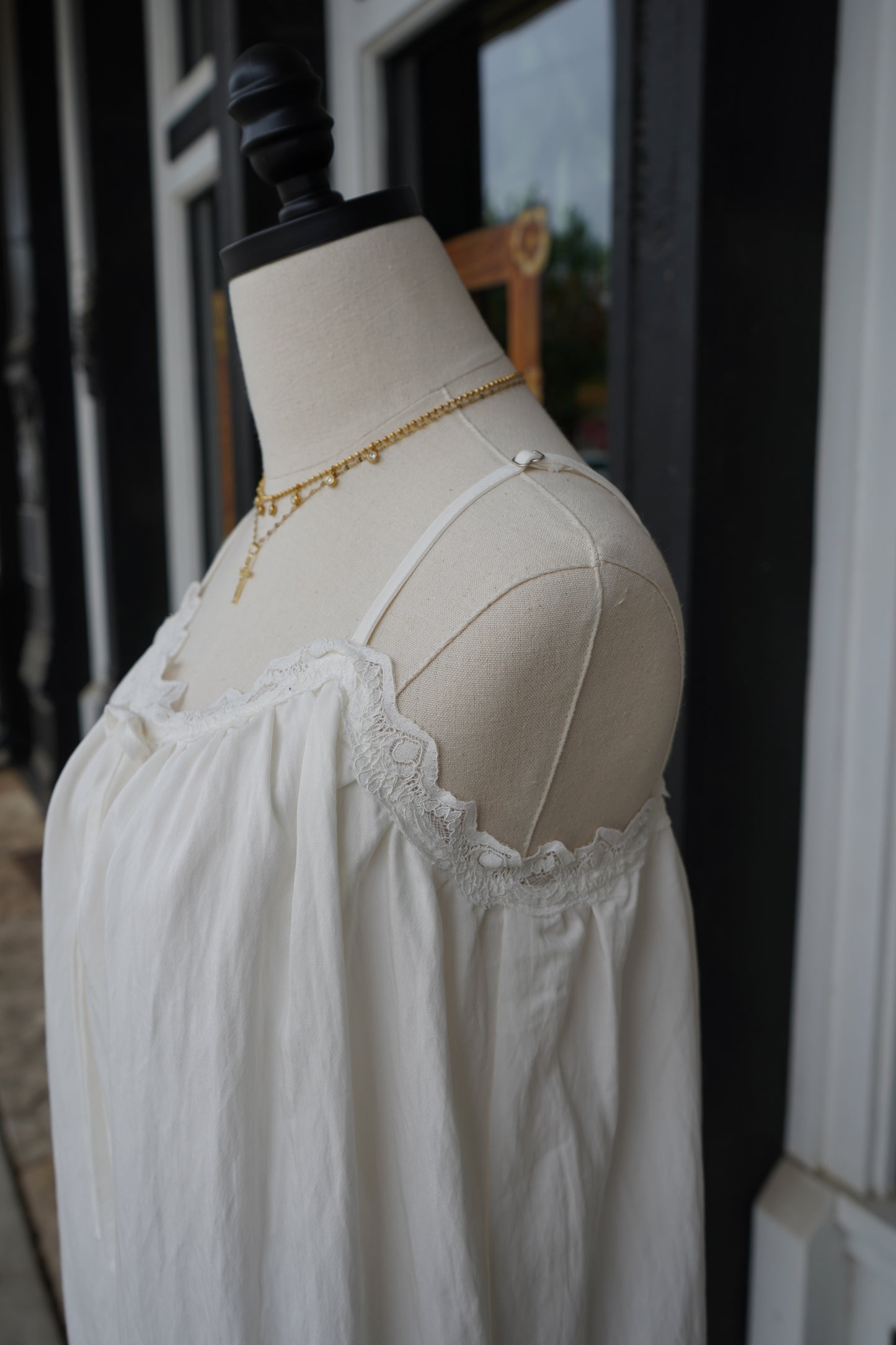 Bree Lace Trim Romper