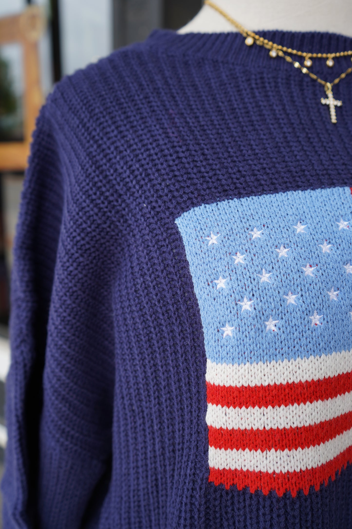 American Flag Sweater