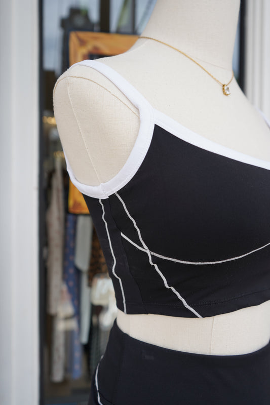Bri Contrast Contour Top