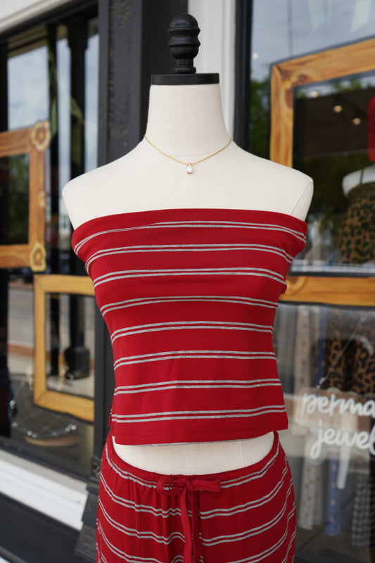 Avery Stripe Tube Top