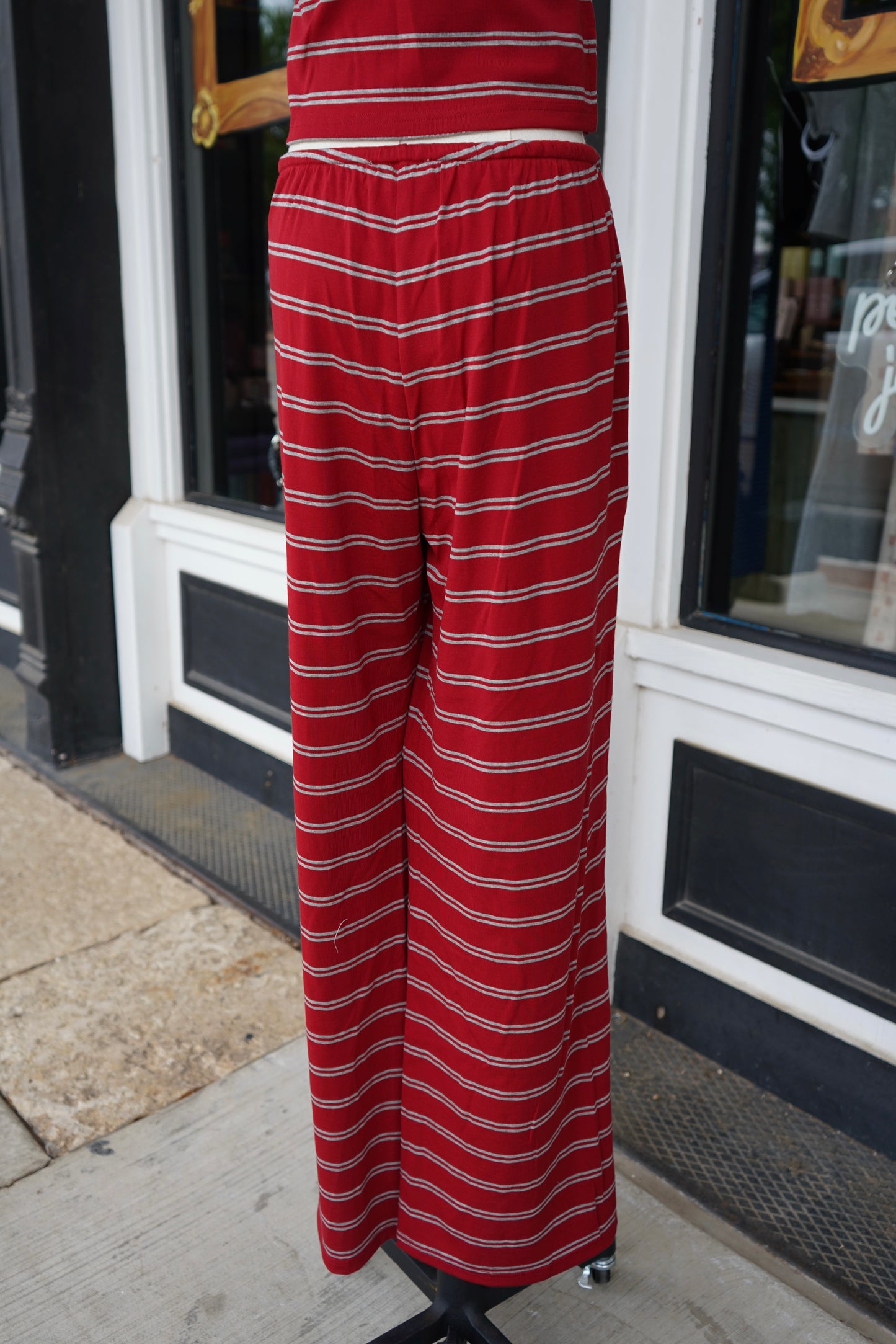 Avery Stripe Wide Leg Pant
