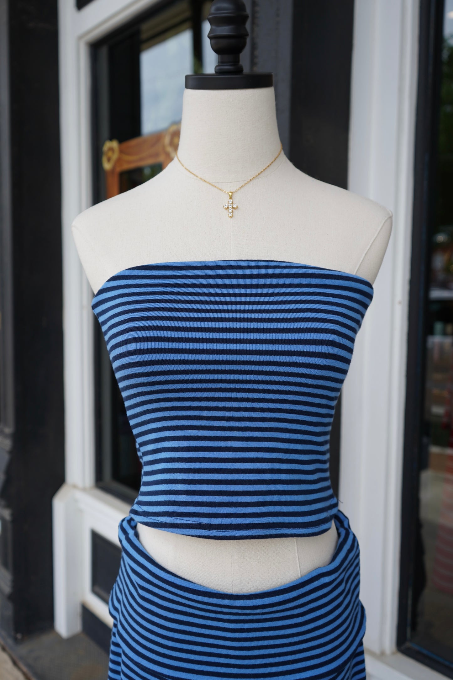 Bonnie Stripe Tube Top