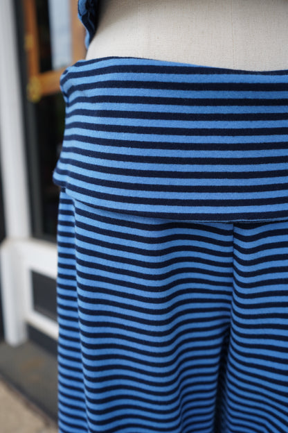Bonnie Stripe Foldover Pants