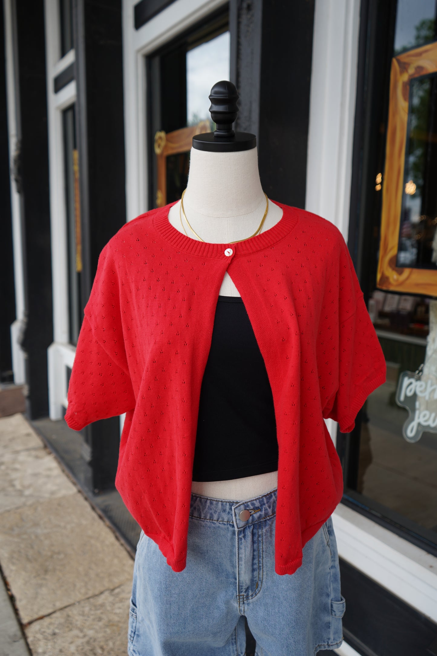 Ruby Open Cardi