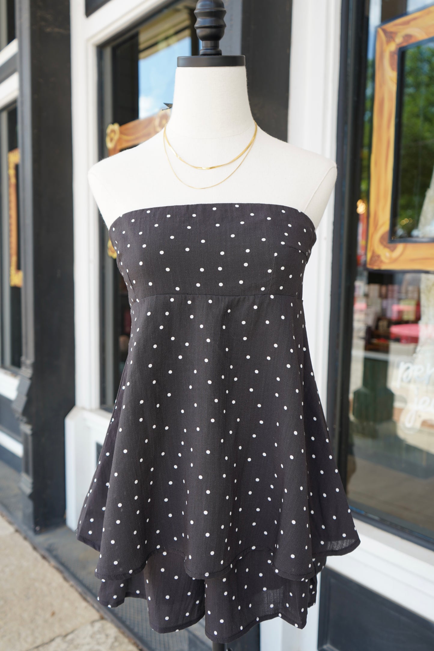 Iris Polka Dot Romper