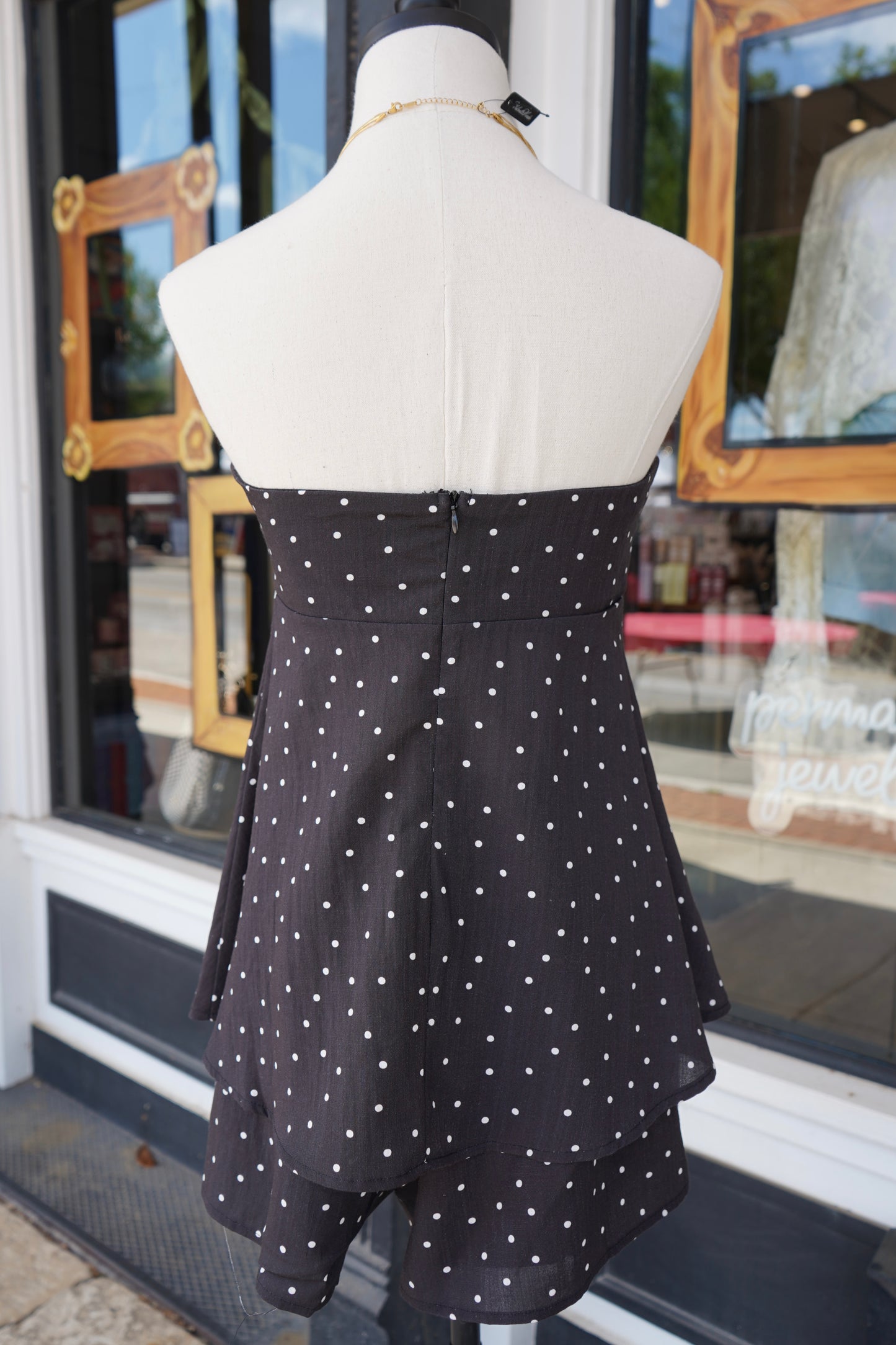 Iris Polka Dot Romper